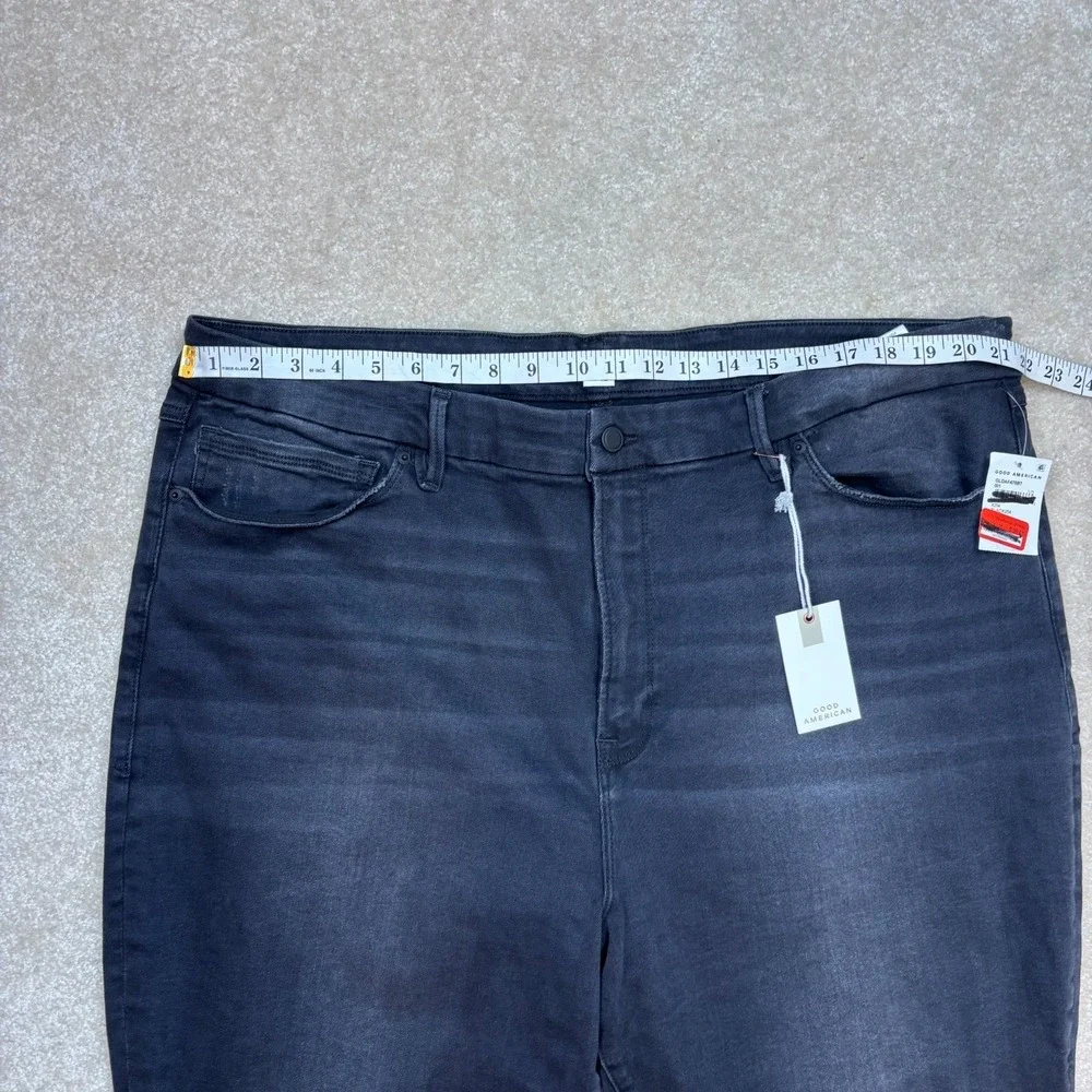 GOOD AMERICAN Good Legs Black Sculpting Skinny Jeans Plus Size 28 - 32 NEW‎